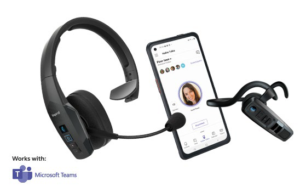 Headset met Teams logo